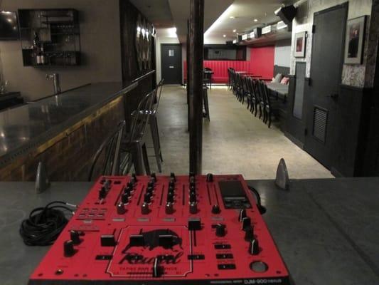 Event Space & Private Dining | Set-up for Live Music and Dancing