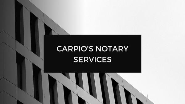 Carpio's Notary Services
