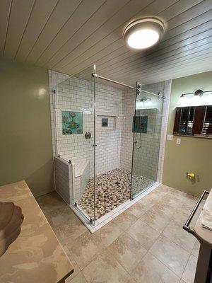 Custom shower