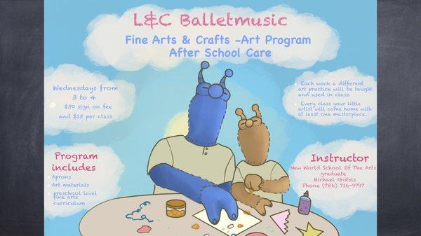 Our program includes a preschool, elementary, middle and high school level art curriculum. Classes are divided by age groups.