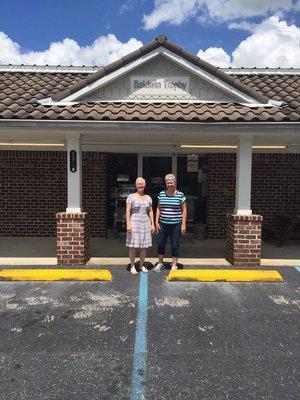 Tamara & Peggy out front