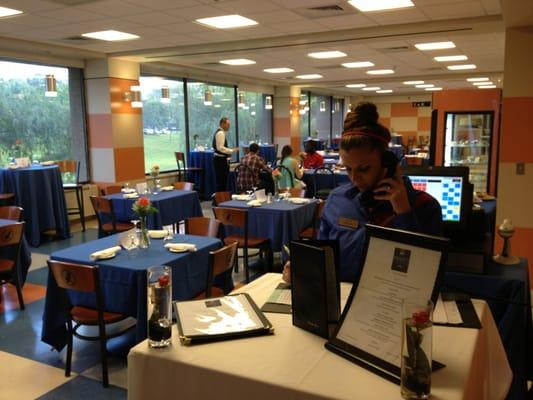 Fine dining at Hugo's