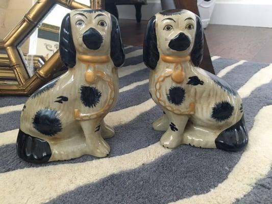 Staffordshire dog pair