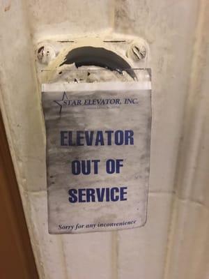 A frequent occurrence. There's a reason it looks so used.