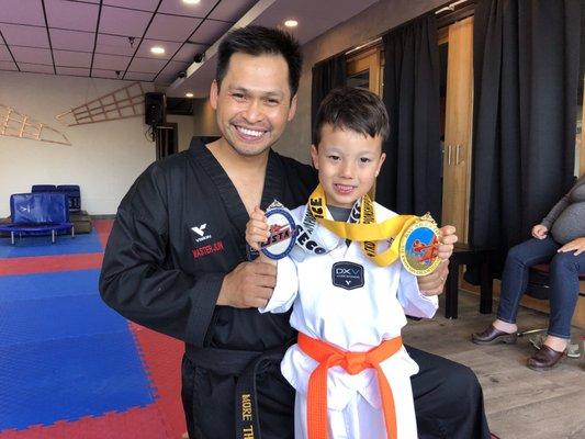 Master Jun, after 2019 Bay Area Open Tournament.