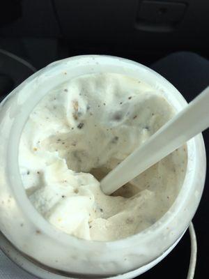 Love the polar swirls better than DQ. Well mixed.