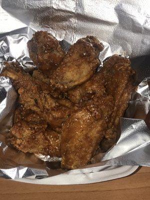 Fried barbecue chicken