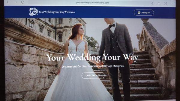 Your Wedding Your Way With Ana