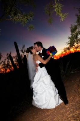 Beautiful Sunset ceremonies.