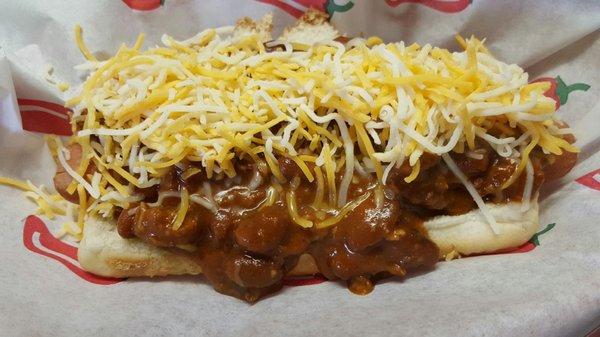 Chili cheese dog very good