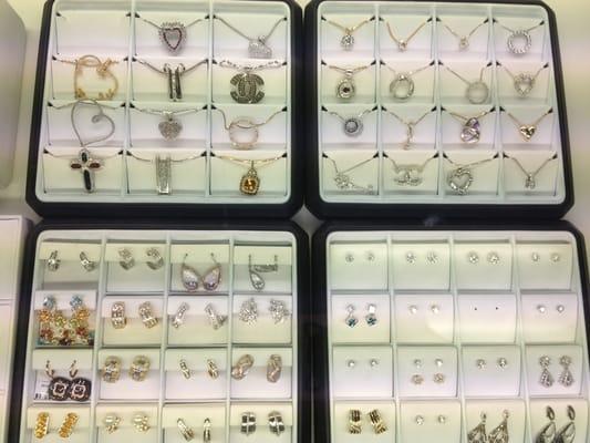 Earrings and pendants