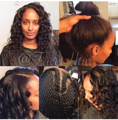 Traditional Versatile Sew In with wand curls