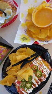 Chicken Enchiladas & Queso