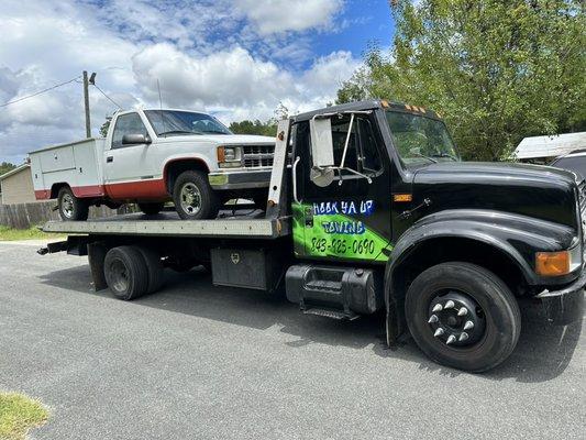 We specialize in any of your towing needs, from small cars and mid size SUV's, to heavy dually trucks!