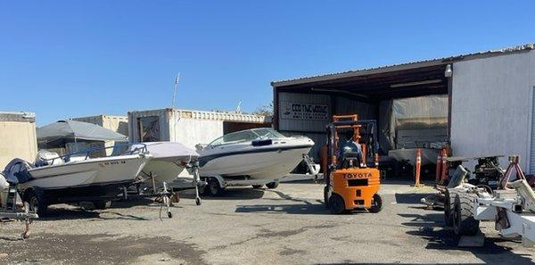 Sea Time Marine boat yard.