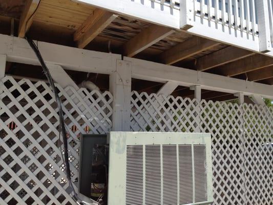 remove and replace this old condensing unit