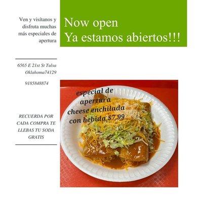 Picture from Eduardo's Mexican Restaurant Facebook page.