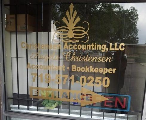 Our cozy little office, located inside Switch Cell Phone