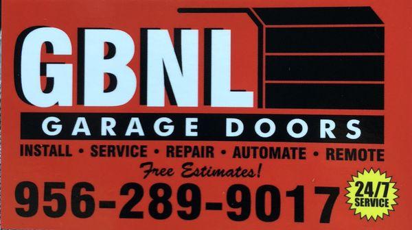 GBNL Garage Doors and Service