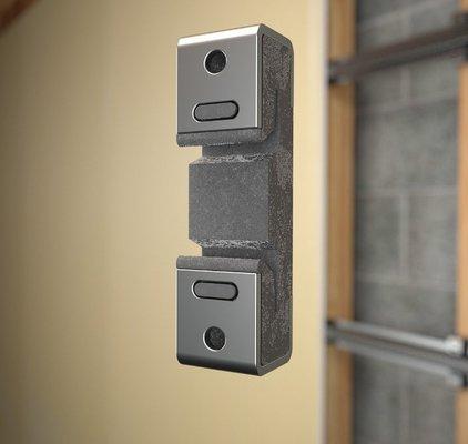 The Kinetics ISOMax Sound Isolation Clip is one of the most economical solution available for high STC walls, floors and ceilings.