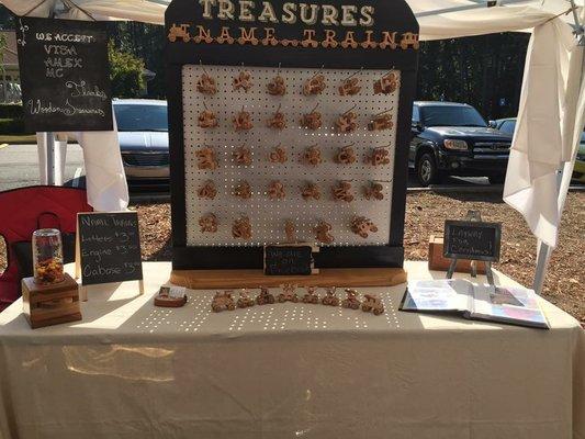 Our name trains are the perfect baby shower gift