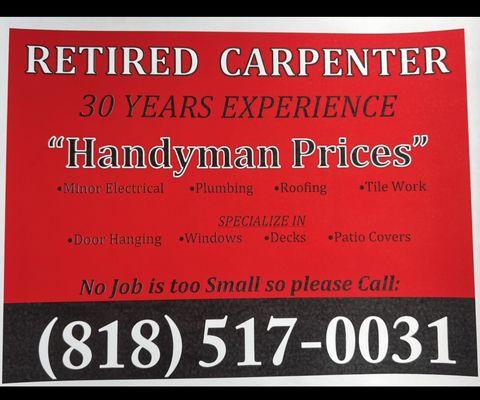 Retired Carpenter