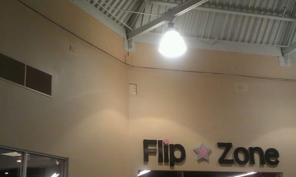 Sign above the entrance