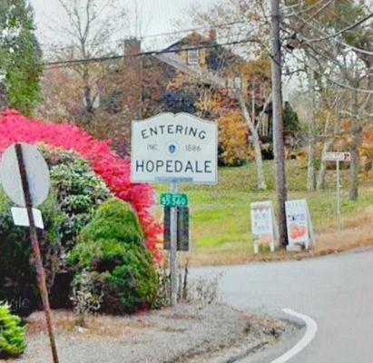 Entering Hopedale on 140.