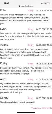 Grateful for these amazing comments and happy clients