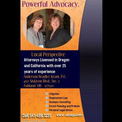 Anderson Bradley Krant, P.C. Attorneys At Law