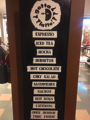 Great coffee and sandwiches.