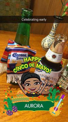 Cinco de mayo drinks & lunch