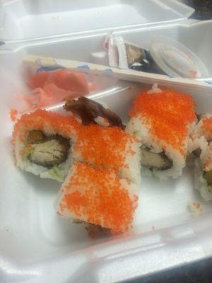 Paid $14 for this 'spider roll'..