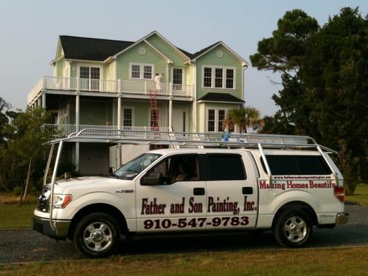 Father and Son Painting