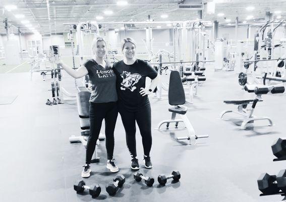 Working out with a friend always makes things better!