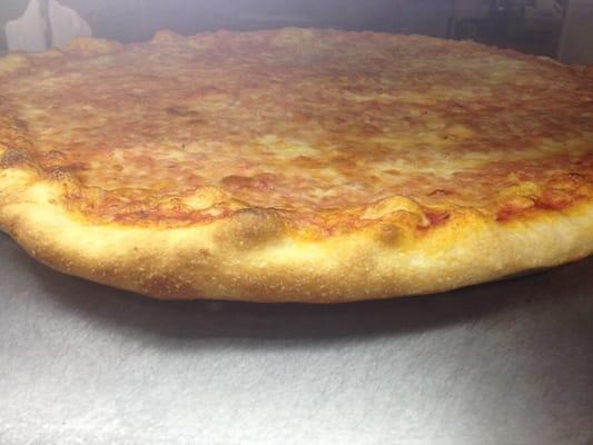 Cheese pie... Cooled and behind a glass display. Definitely worth trying.