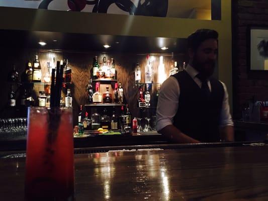 Raspberry mojitos at Currents! #currentstyler #mojitos #bestbarever #frenchamericancuisine #currents