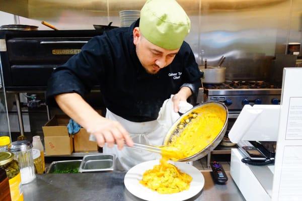 A passionate chef deserving of much praise!