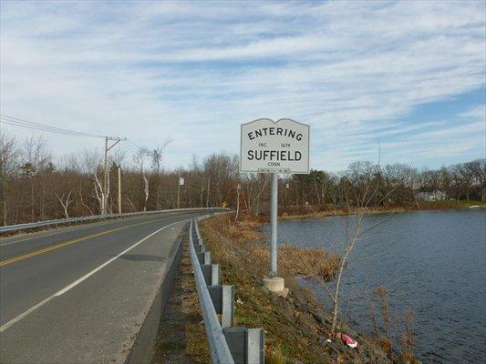Entering Suffield, CT from Southwick, MA