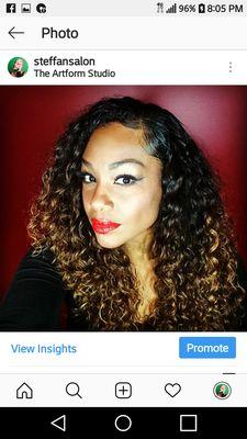 Ladies, you too can have a beautiful natural hair augmentation. You can purchase hair at www.steffansalon.mayvenn.com