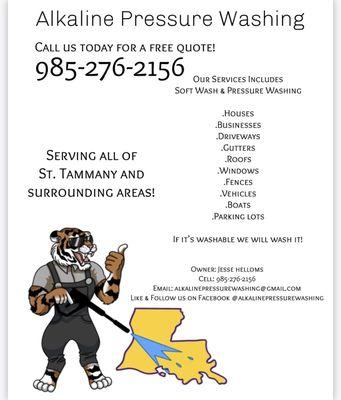 Alkaline Pressure Washing