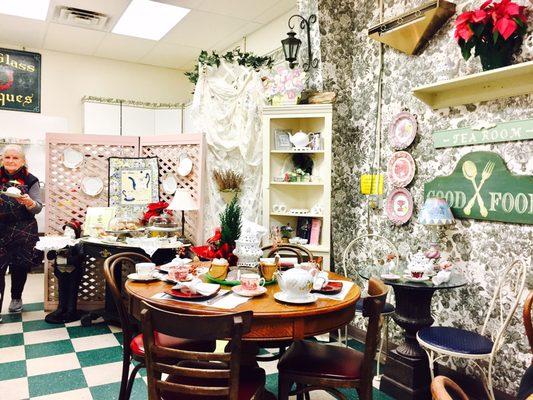Here's a peek of La Petite Tea Room. Pour you're self a cuppa.