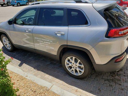 Our vehicle for hire 2017 Jeep Cherokee Latitude