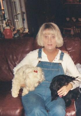 My sweet, precious Bitsy, and my wild man Sammi