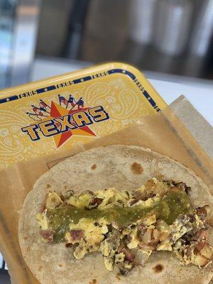 TCM breakfast taco