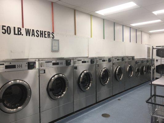 Large washers for large items or large loads.