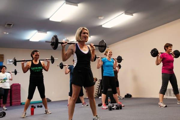 Blast! Group fitness class.