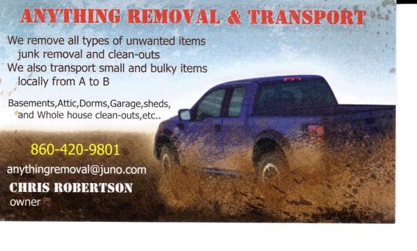 Anything Removal & Transport
