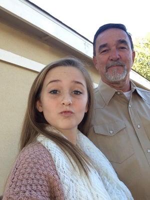 Willie West and my beautiful daughter.