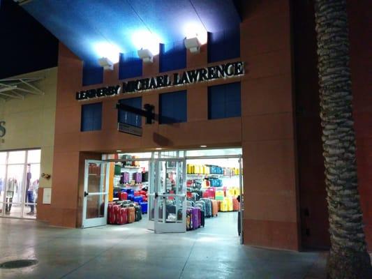 Storefront (at night).